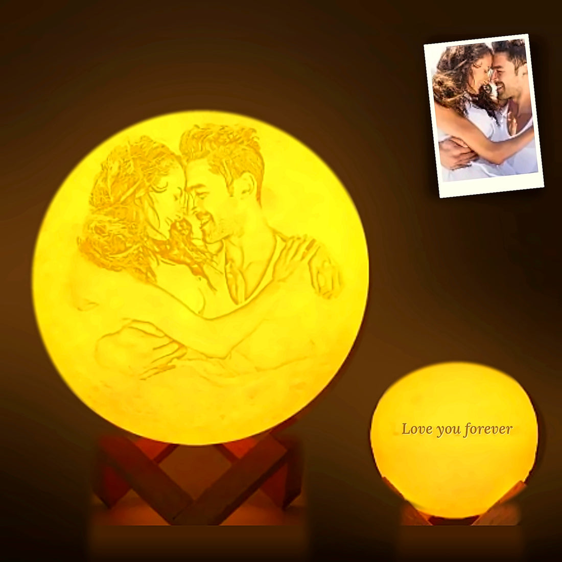 Luna — Personalized Photo Moon Lamp